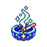 Pixel-art Ash upgrade icon